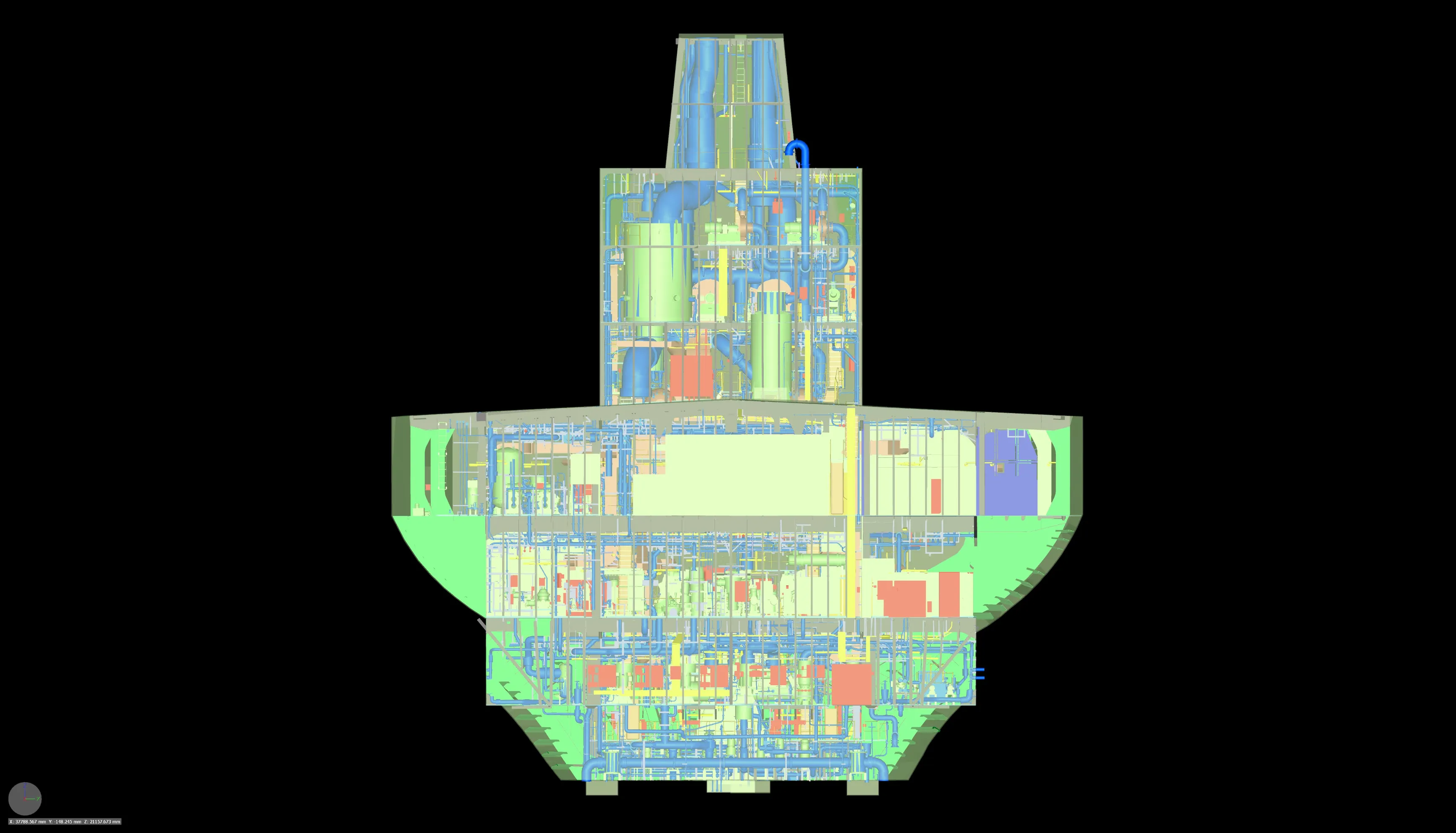 3D Modelling of Engine Room